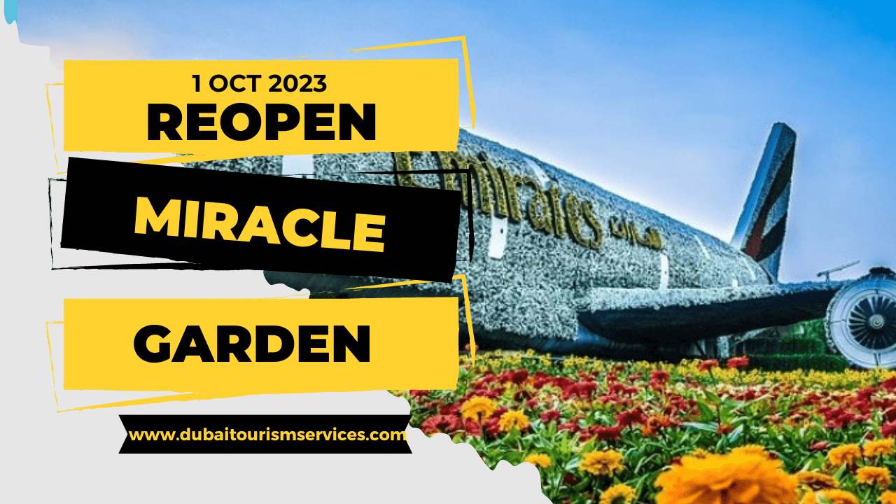 Dubai Miracle Garden Reopens on October 1st, 2023: A Floral Wonderland Awaits