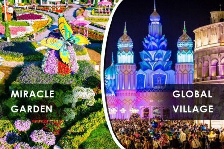 Miracle Garden and Global Village Tour – Ticket with Transfer